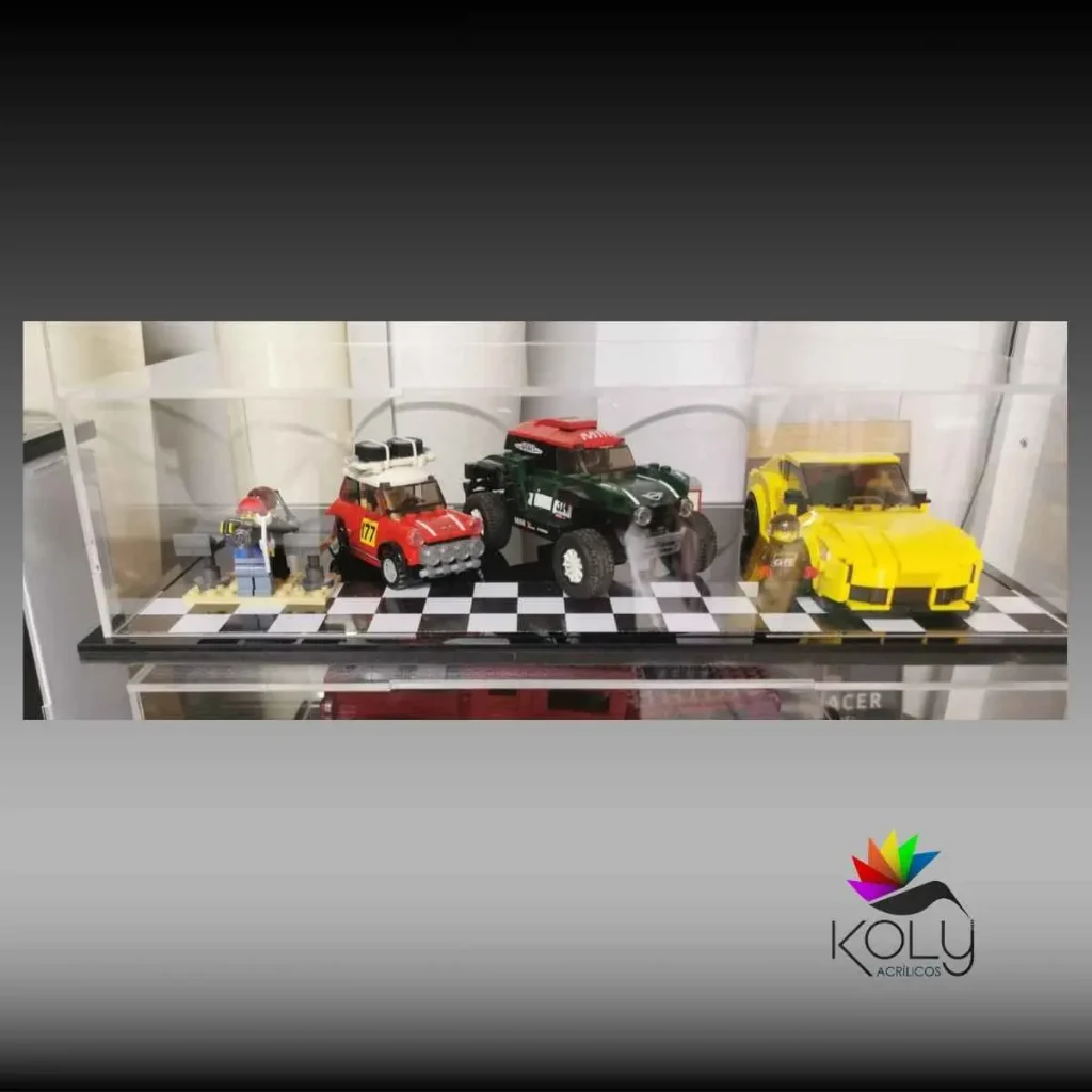 Urna Panorámica de Acrílico para Colección LEGO