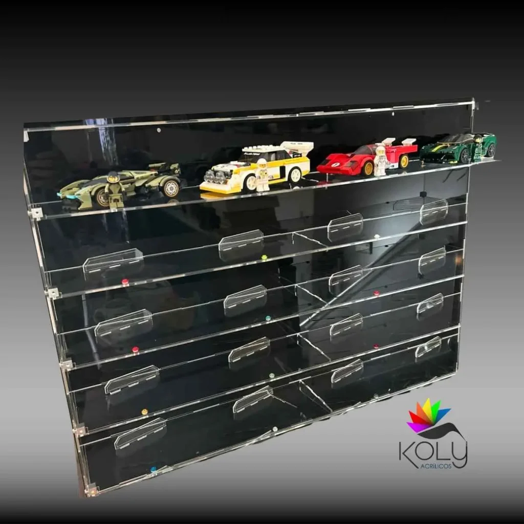 Vitrina Multinivel de Acrílico para Autos LEGO