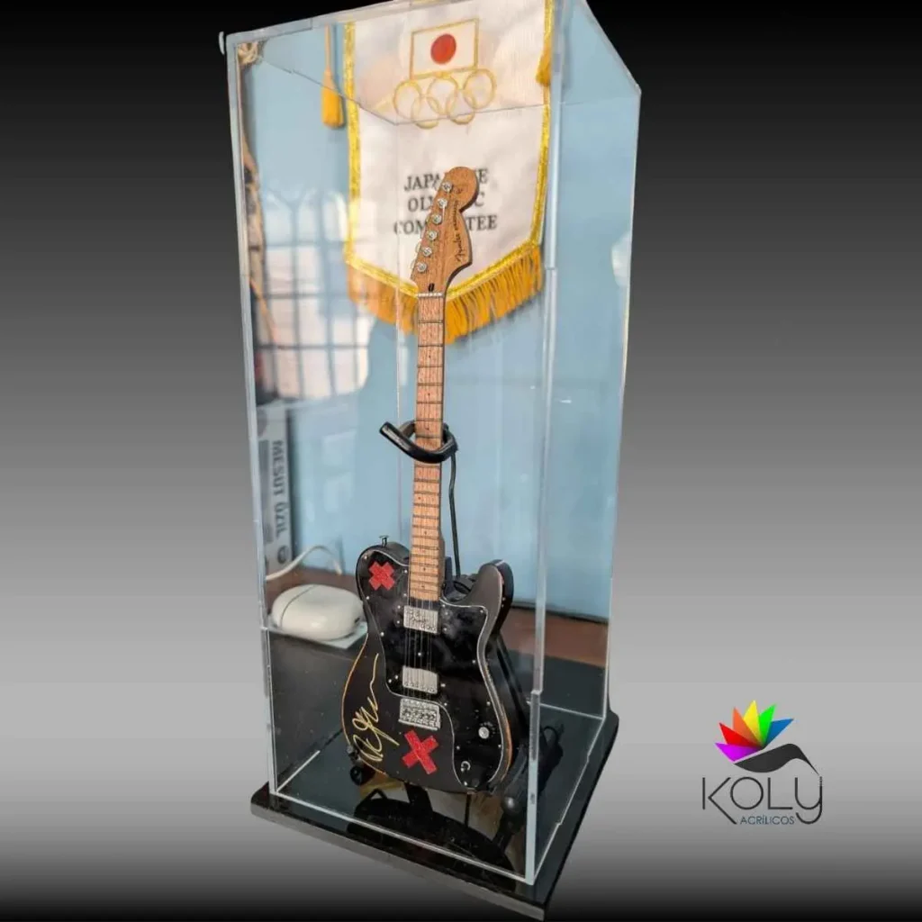 Vitrina de Acrílico para Guitarra de Colección